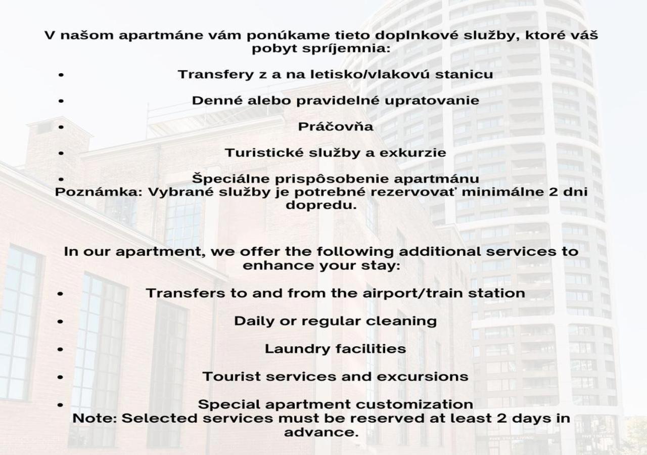 Skau Panorama Family & Business Apartment City View Free Parking Bratislava Exterior foto
